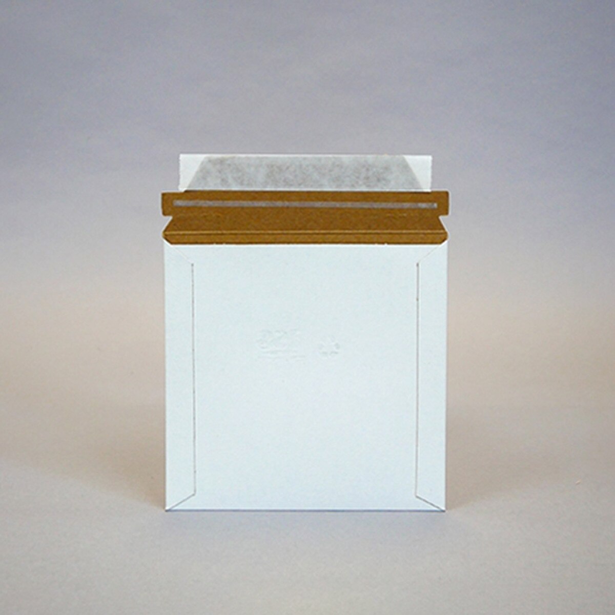 White Rigid Mailer for 1 CD Case.